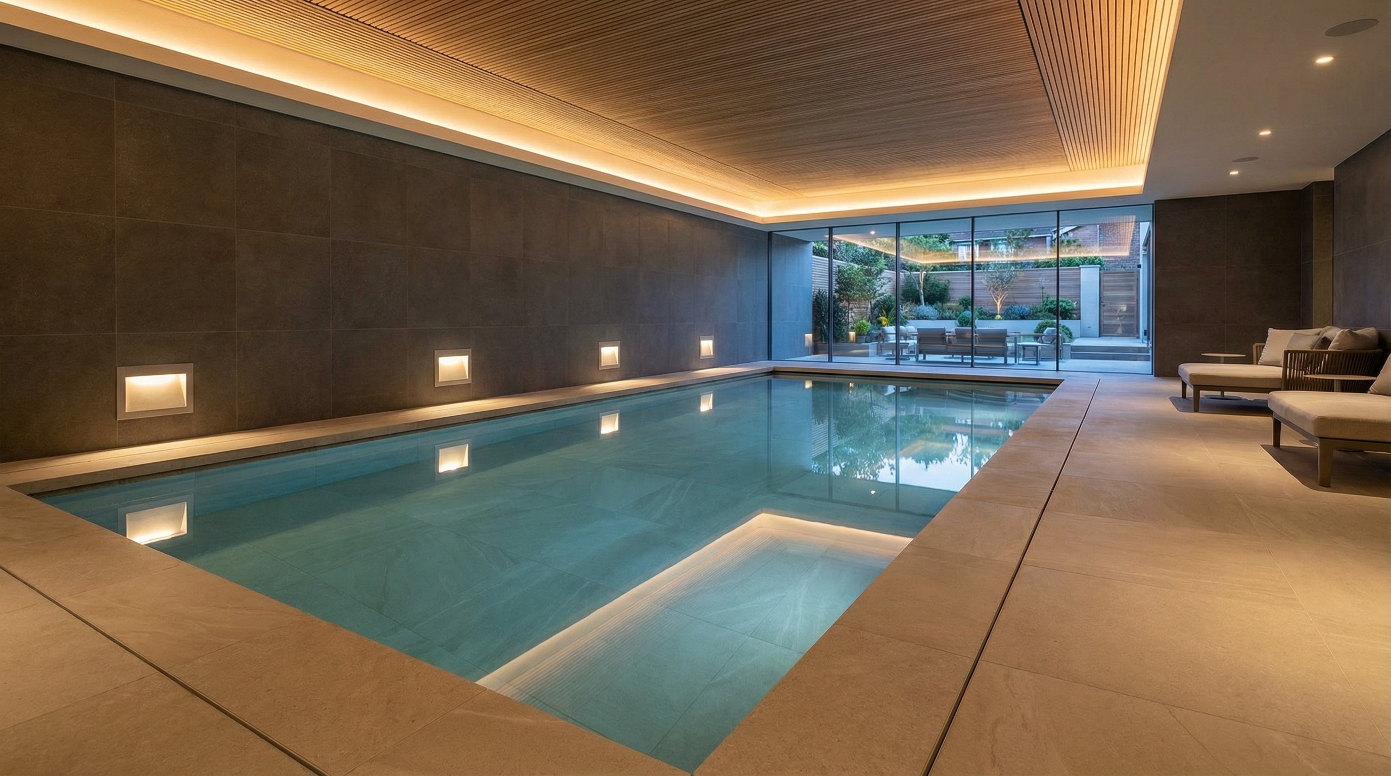 Pool with Lighting